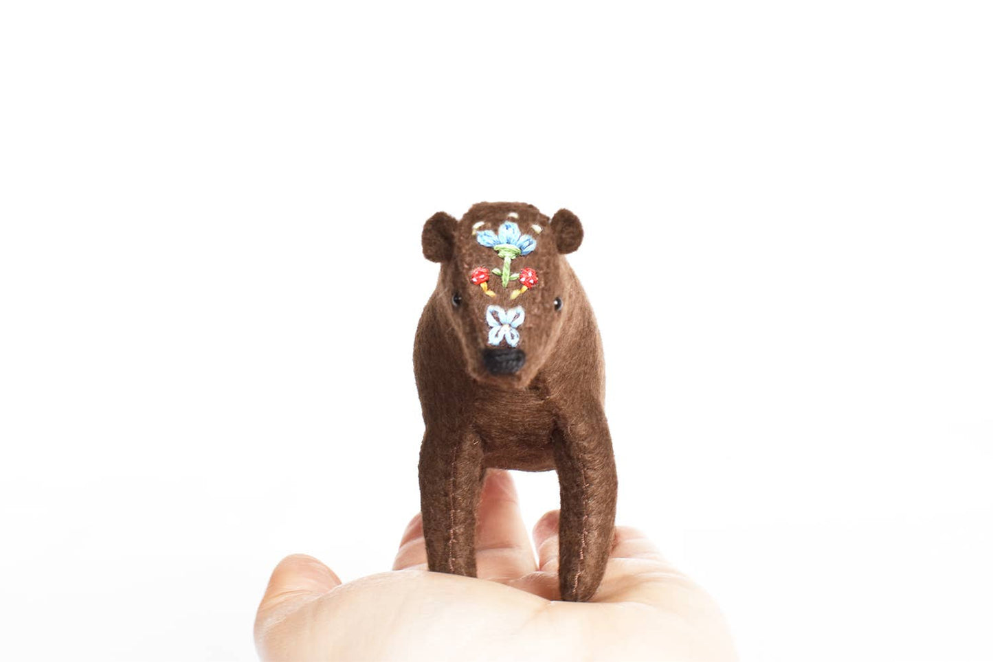 Woodland Bear Sewing Kit - DIY Hand Sewing & Embroidery