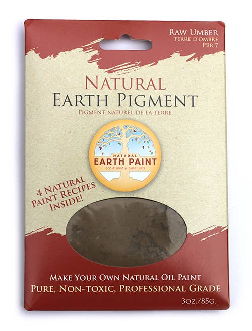 Raw Umber Pigments- 3 oz.