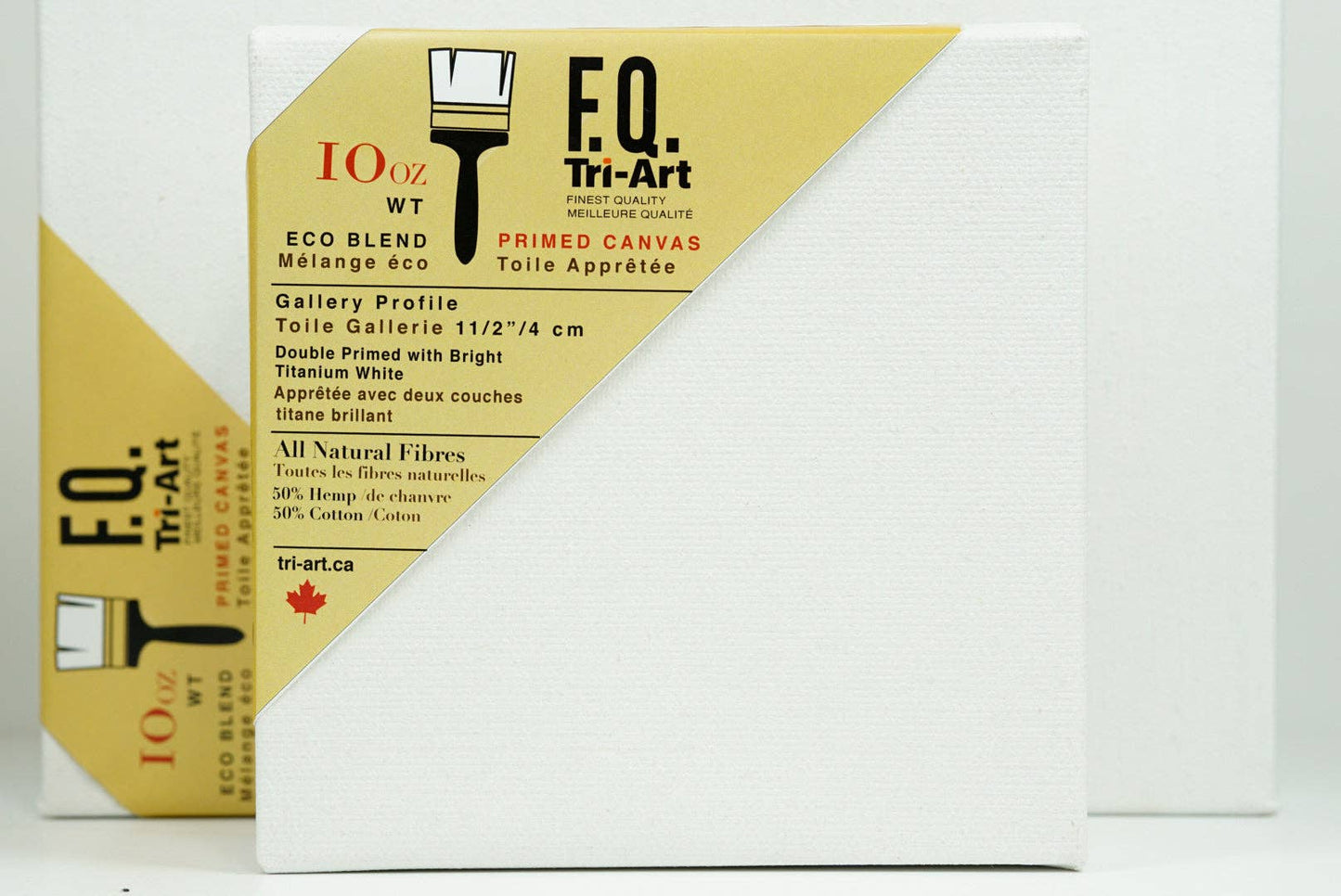 Tri-Art Mfg. - Tri-Art FQ Canvas -Gallery 1 1/2" Profile Primed - 6x8"