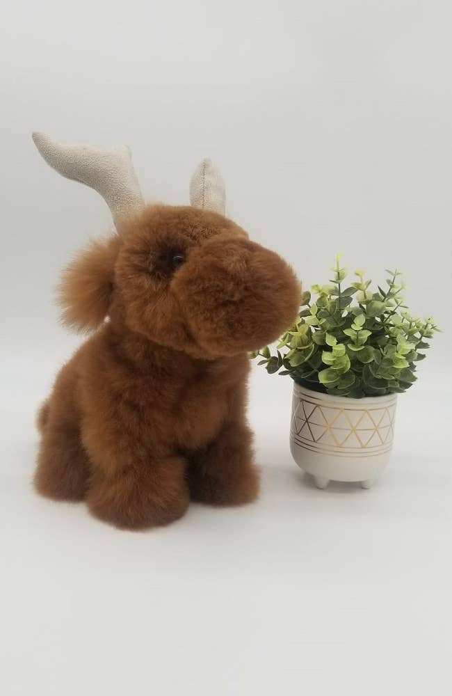 WUAMAN - Alpaca Stuffie | Baby Moose 12" |