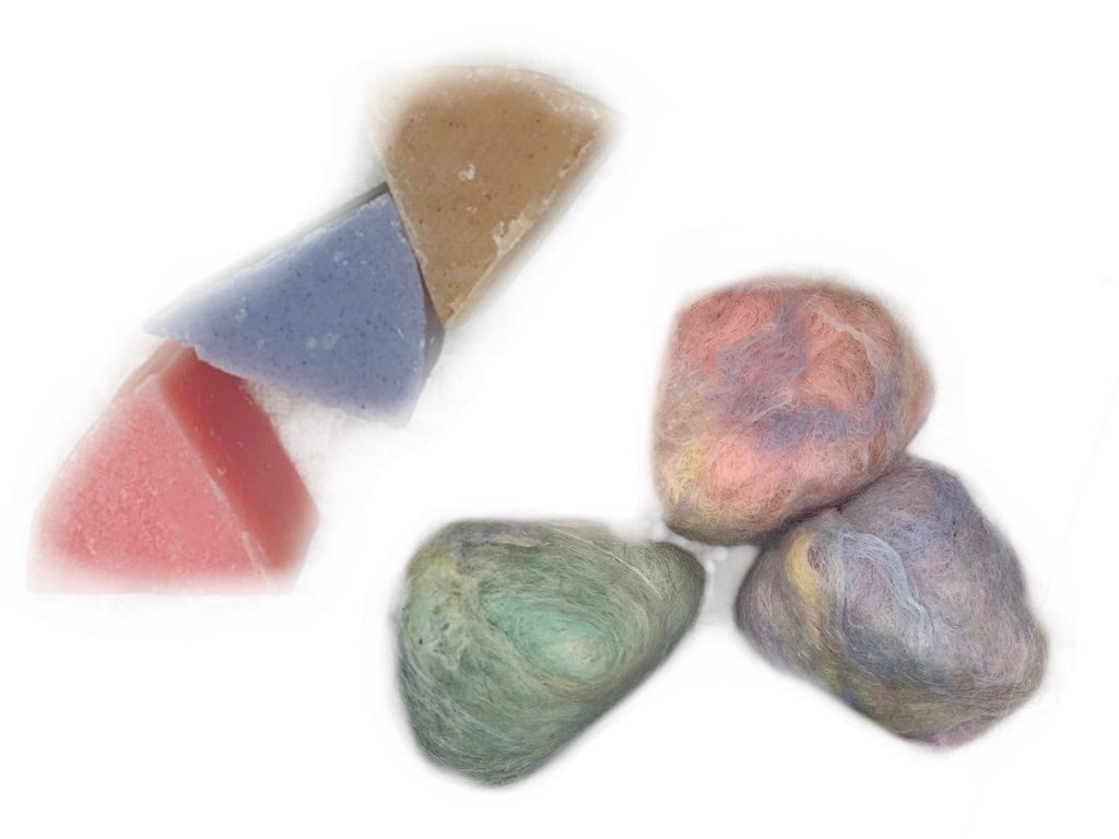 Soap Nuggets - Wet Felting Small Kits