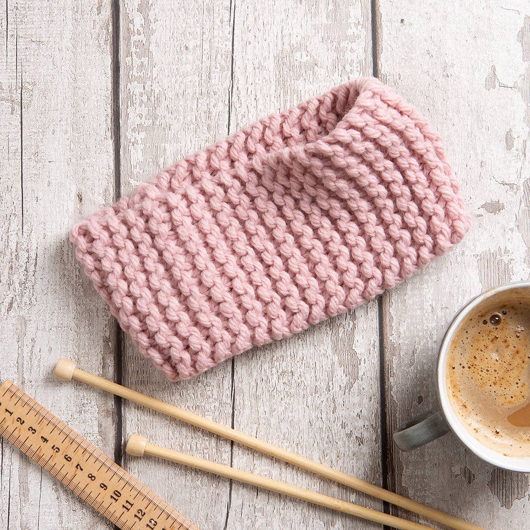 Wool Couture Company - Garter Headband Knitting Kit - Beginners Basics