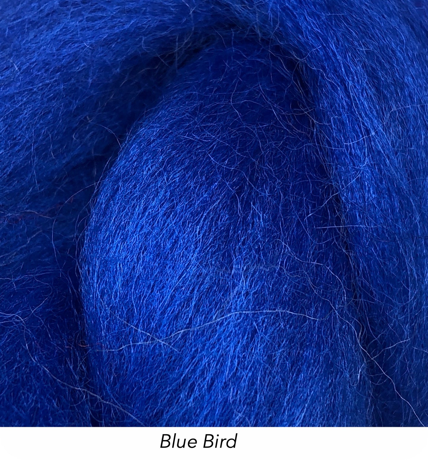 Solid Colour 10g Fibre Knot - Blue Bird