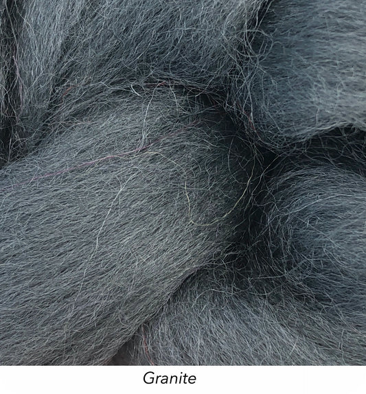 Solid Colour 10g Fibre Knot - Granite