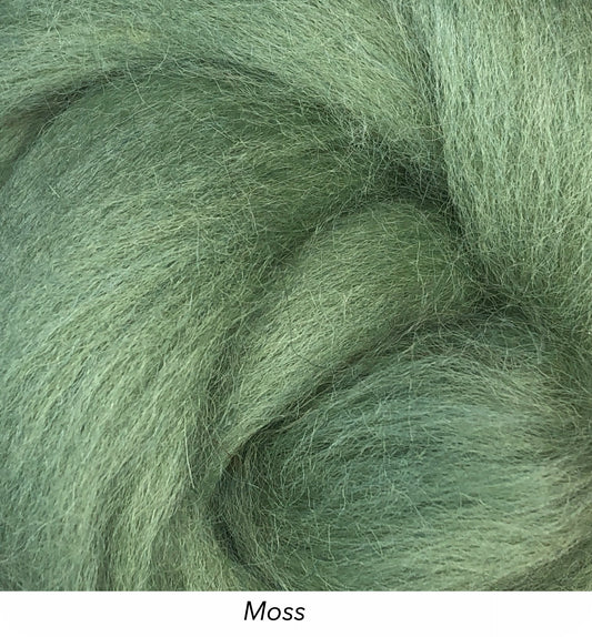 Solid Colour 10g Fibre Knot - Moss
