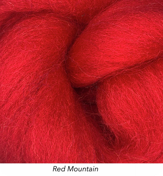 Solid Colour 10g Fibre Knot - Red Mountain