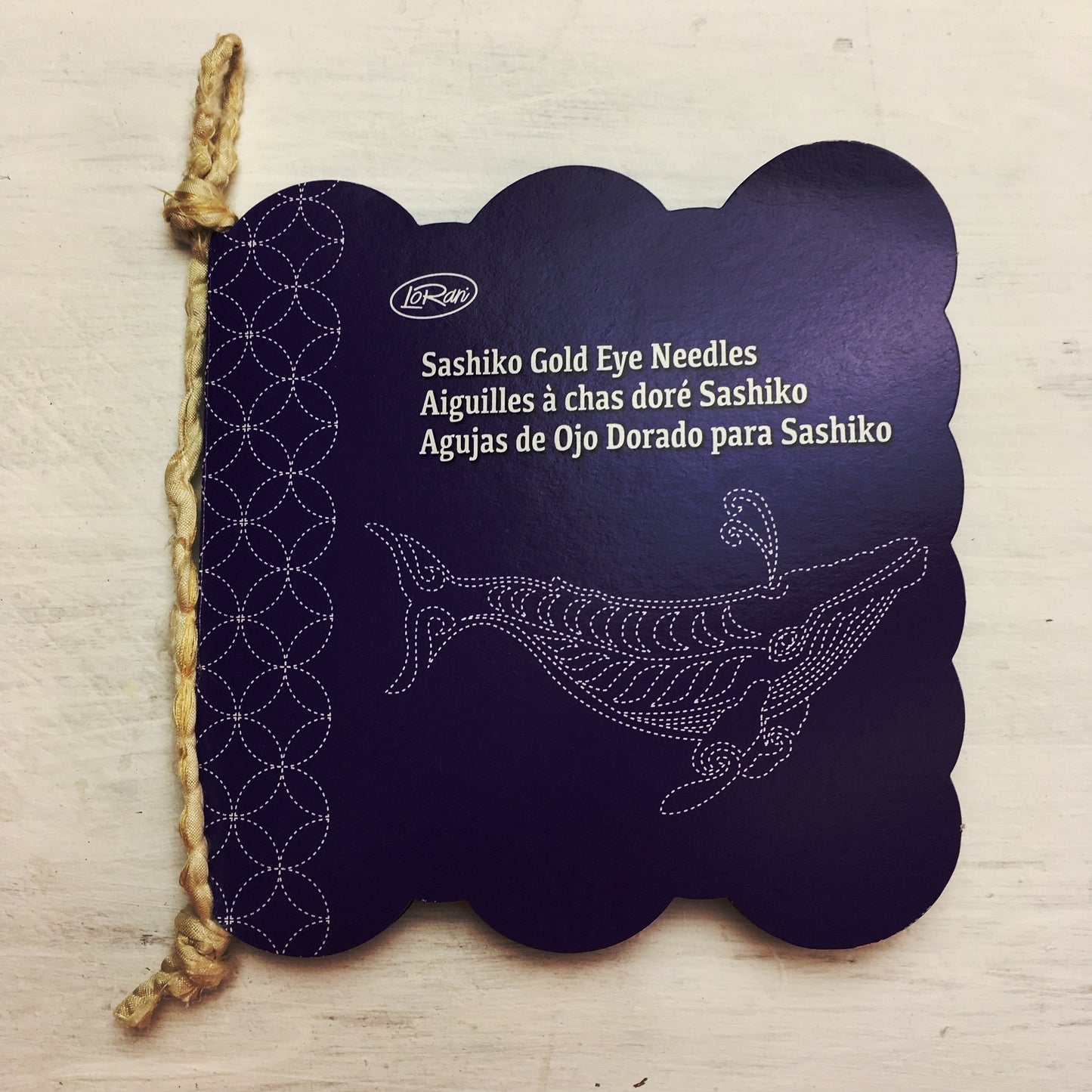 Sashiko Gold Eye Needles ~ Sarah Elizabeth Fibre Works