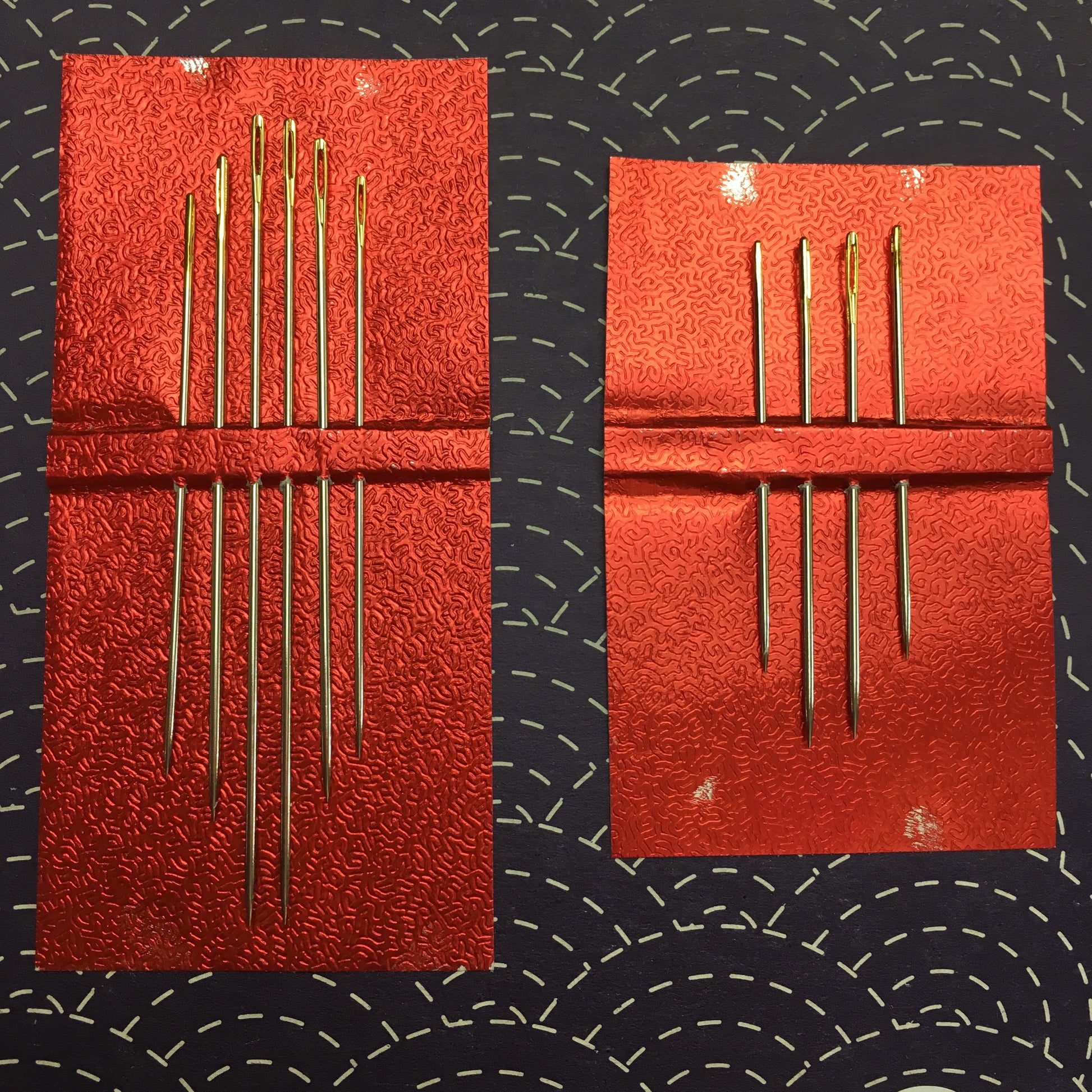 Sashiko Gold Eye Needles ~ Sarah Elizabeth Fibre Works