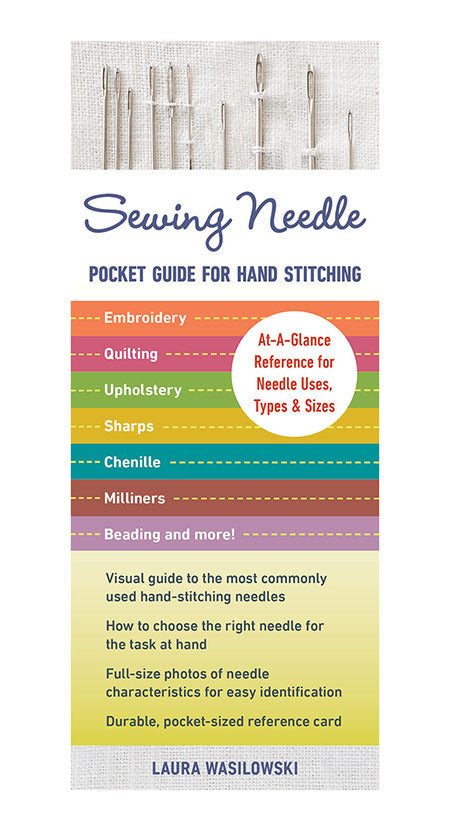 “Sewing Needle Pocket Guide for Hand Stitching” by Laura Wasilowski